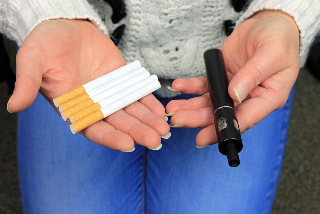 vape ou cigarro