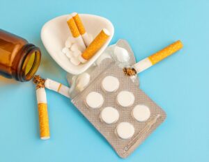 Remédio para para de fumar com e sem nicotina