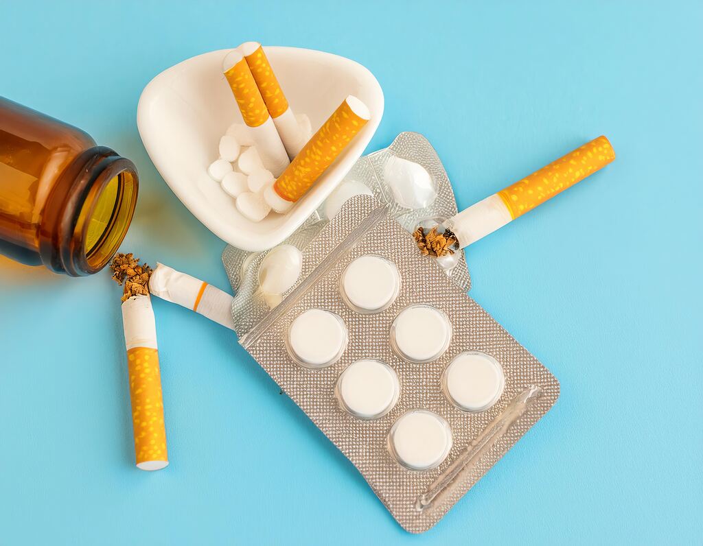 Remédio para para de fumar com e sem nicotina